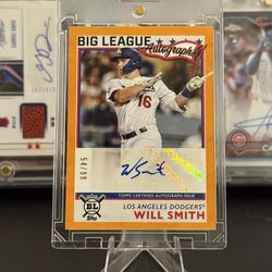 Topps Big League Will Smith Auto 54/99
