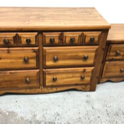 45”wx19”dx32”h Dresser with nightstand