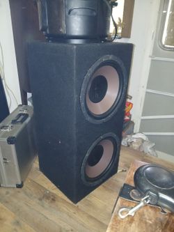 2 12" Lockwood subs in box