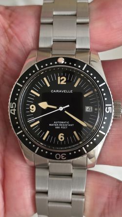 BULOVA CARAVELLE SEA HUNTER DIVERS AUTOMATIC MENS WATCH