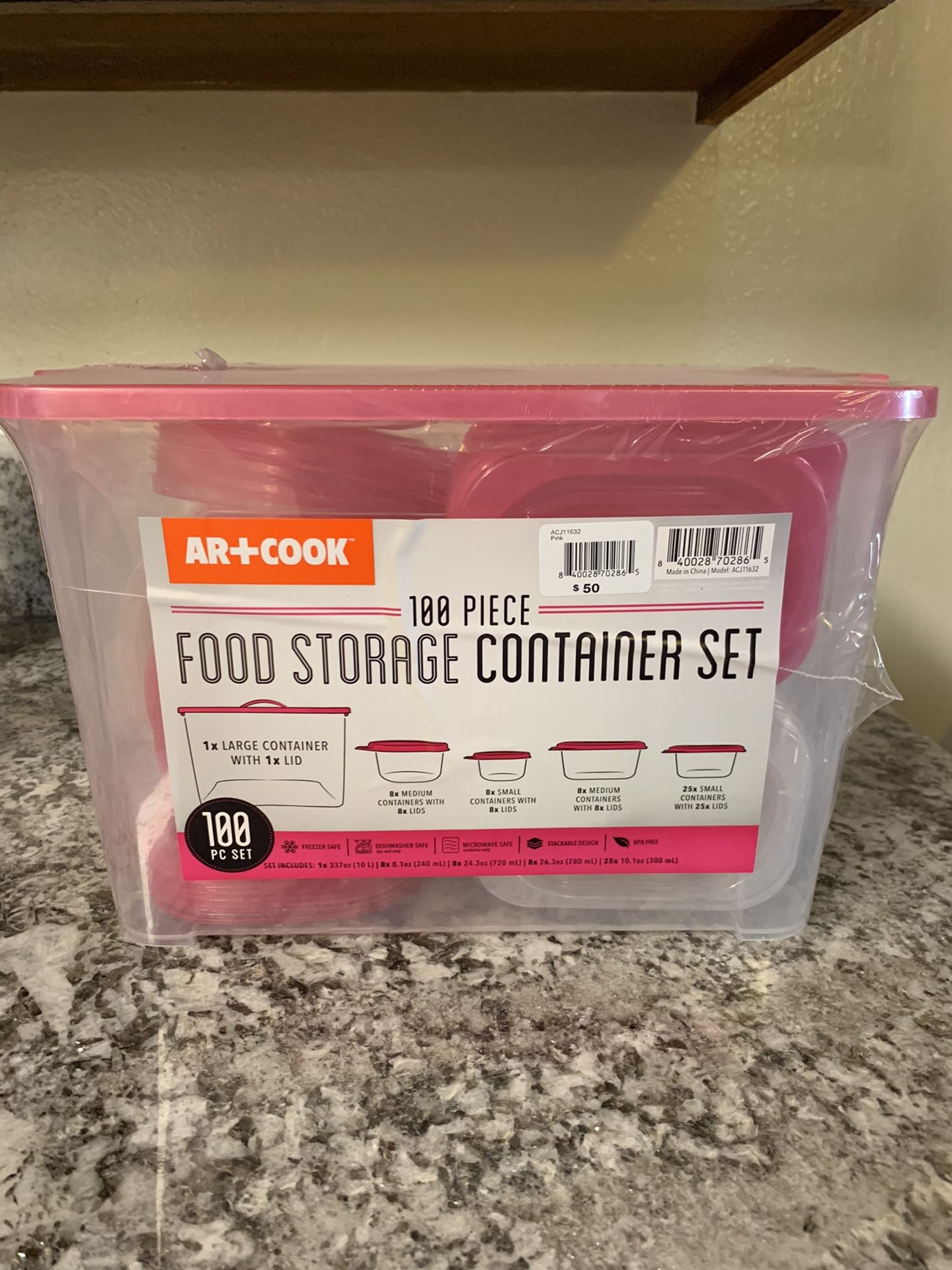 Food storage container set