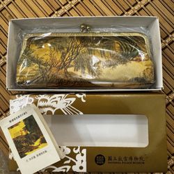 Vintage Japanese Silk Wallet / glasses case