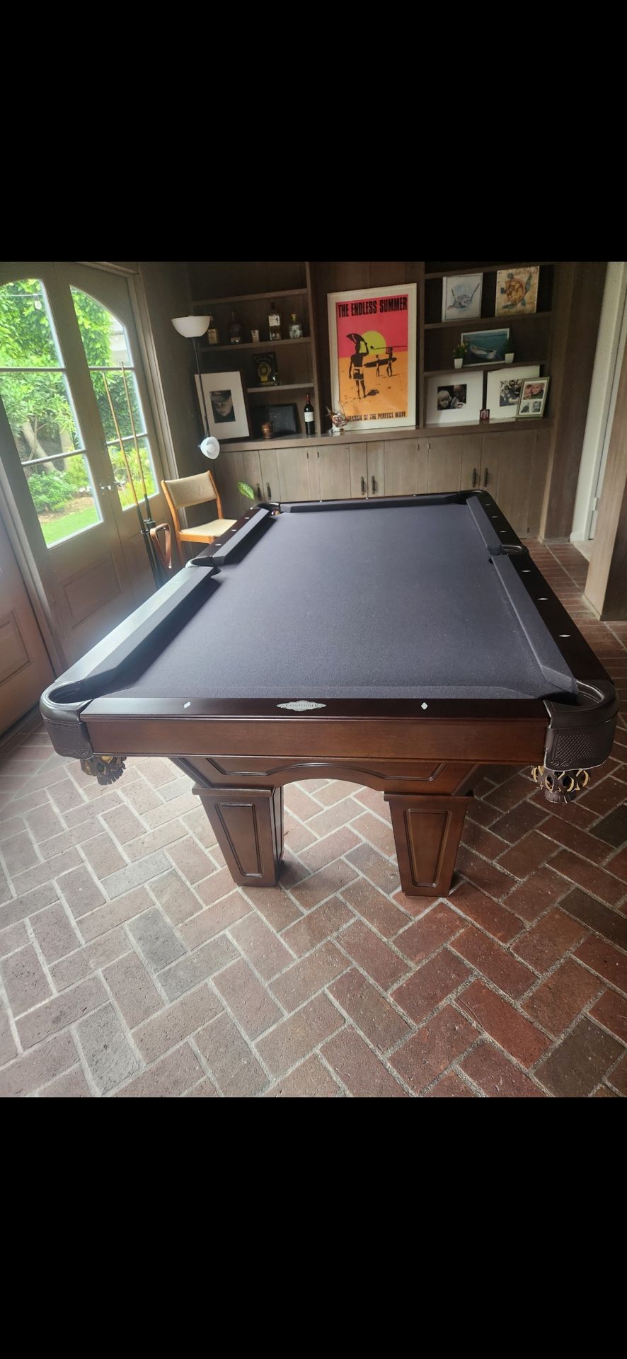 Brunswick Contender 7x4 Foot Pool Table Pool Sticks Included