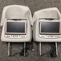 Pair 7" Digital Car Headrest Monitor