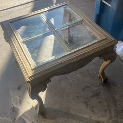 Glass Top Table