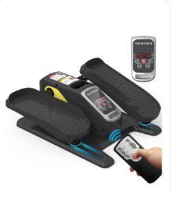 Under Desk Elliptical Machine, Electric Elliptical Exerciser For Senior, Quiet & Small Electric Seated Pedal Exerciser For Home With Monitor, Remote C
