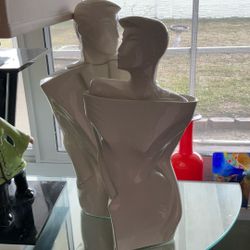 Lindsey B 1980 Modern Brutalist Signed, Made In England Vintage Large