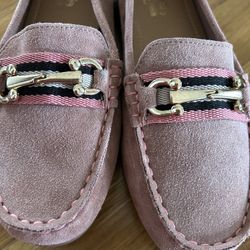 Coach Flat Suede Mauve  Women’s Shoes  Made In Italy 6 1/2 Medium 
