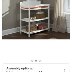 Westwood design 3 shelf changing table