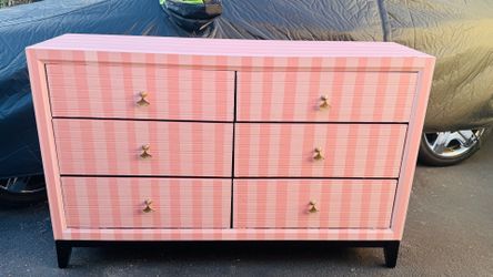 Hand painted refinished dresser