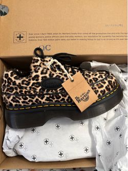 Brand New Leopard Dr Martens