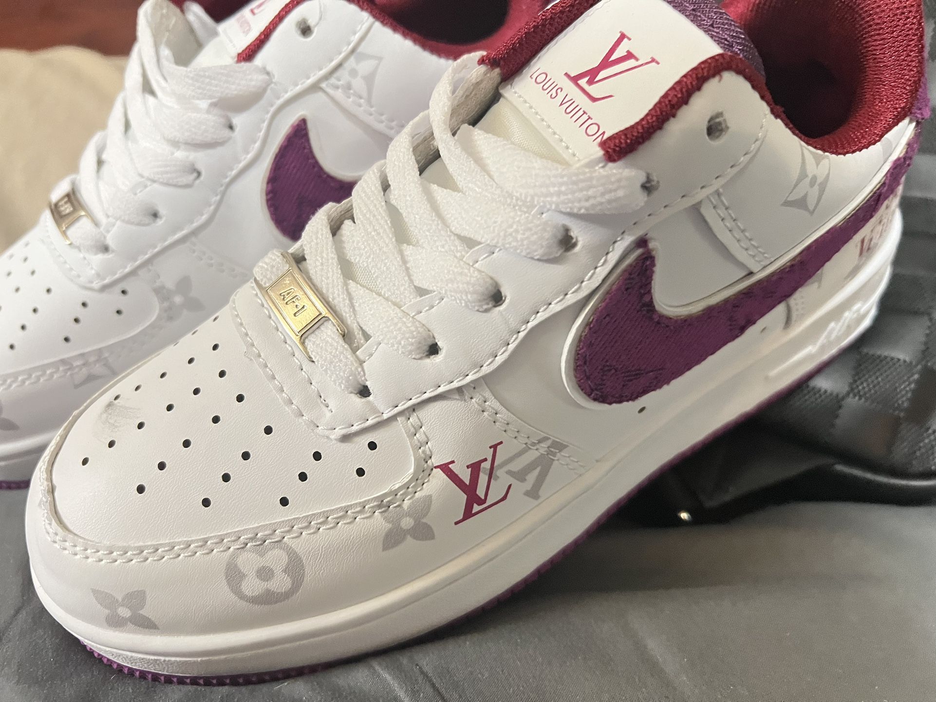 Size 6.5 Women’s Nike Louis Vuitton Air Force 1s  LV New Shoes 