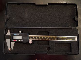Digital Caliper with Box works but needs new battery