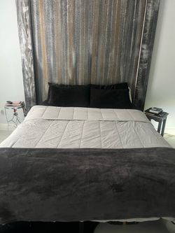 IKEA Bed mattress + bed frame QUEEN