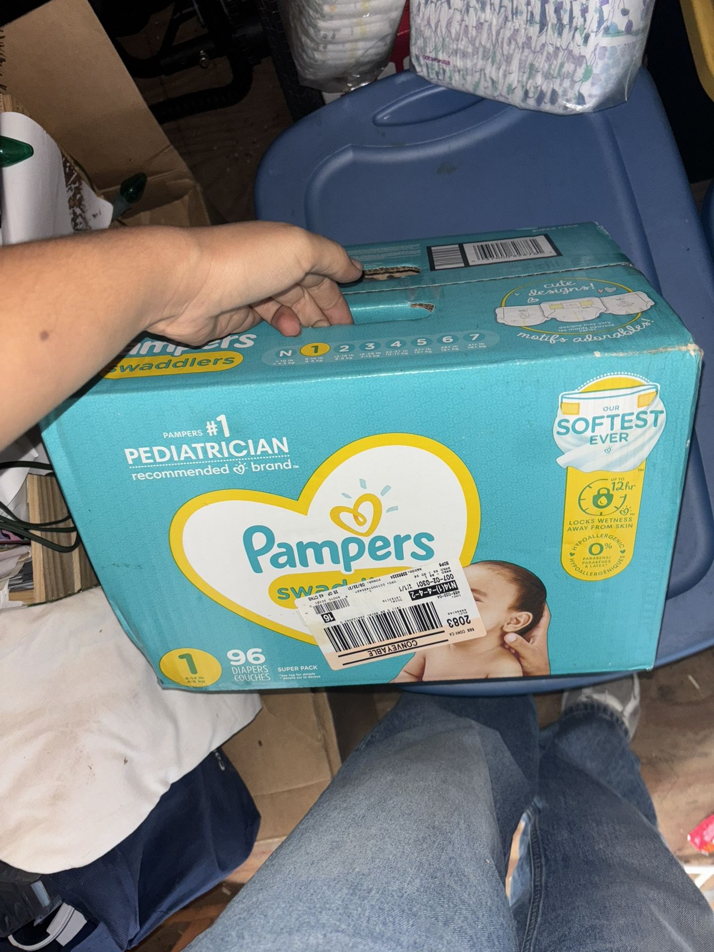 Unopened Size 1 Diapers 