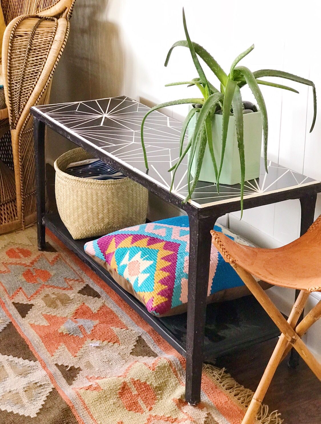 Hallway console coffee table or bench