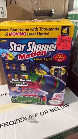 Star Shower Motion Laser Light Projector