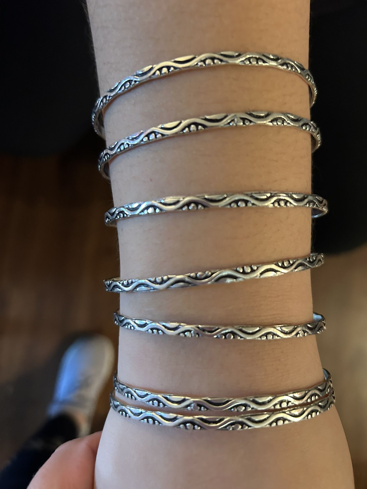 925 Sterling Silver Set Of 7 Pieces