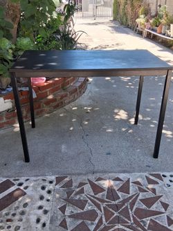 Black table