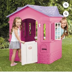LIKE NEW PURPLE PINK LIL TIKES PLAYHOUSE 
