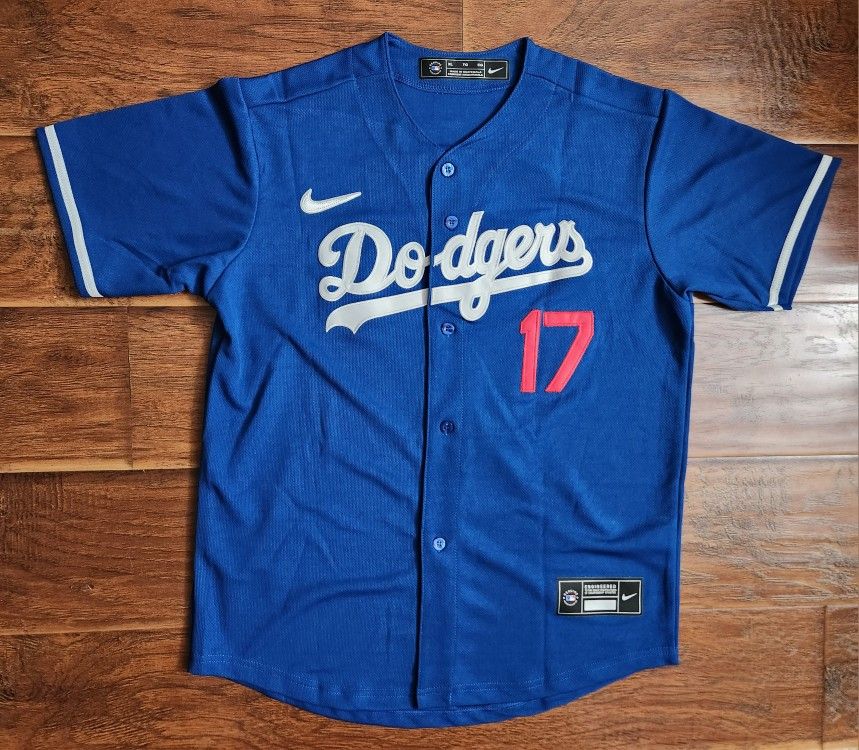 Los Angeles Dodgers YOUTH Shohei Ohtani #17 stitched jersey