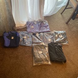 Polo Shirts, Vest, and Jacket