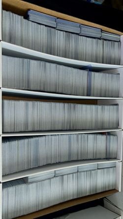 2,300+bulk card lot + card holder box’s