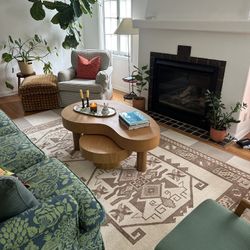  Modern Two Tiered Kidney Coffee Table