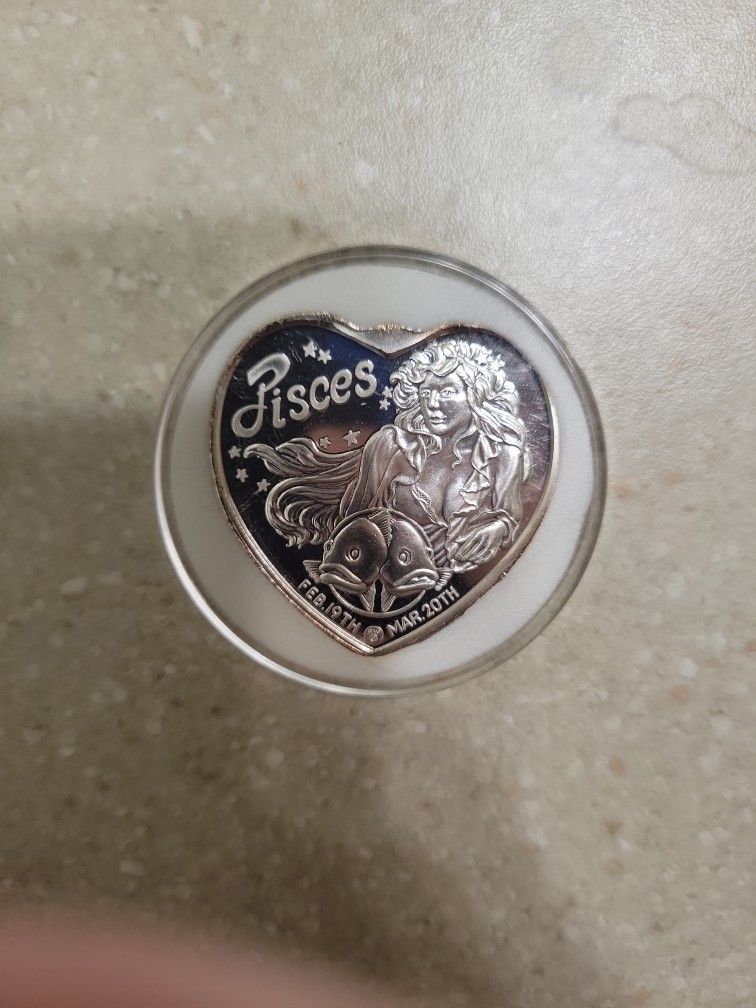 Zodiac Signs For Someone Special 1 Oz 999 Silver Coin 