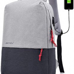 Backpack Women Travel Girls Teenager Cool Color School Bag Laptop Bags Boy Gray