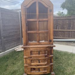 Solid Wood Hutch 