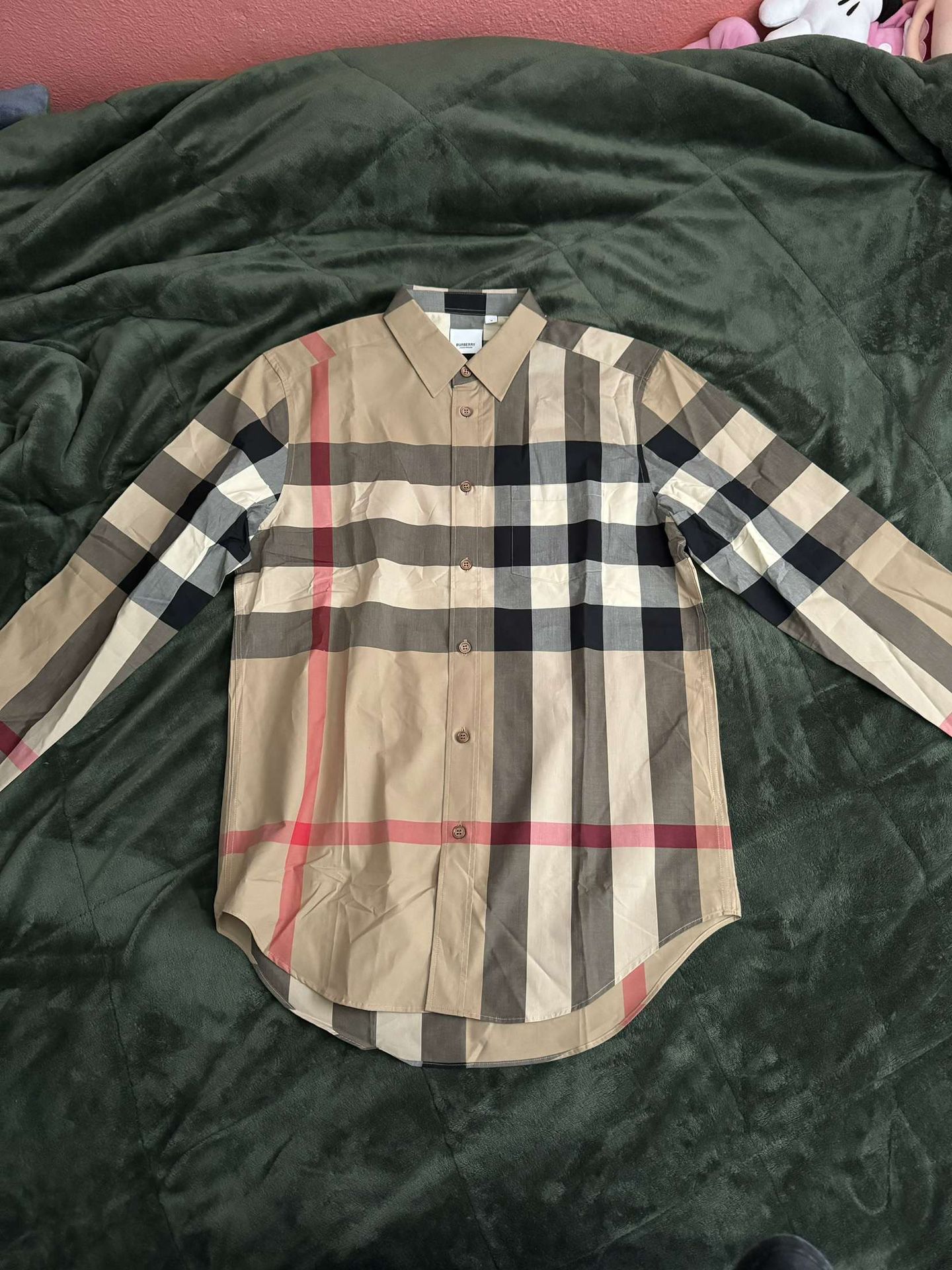 Burberry Long Sleeve Shirt Flannel