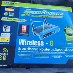 Wireless G Broadband Router with Speedbooster