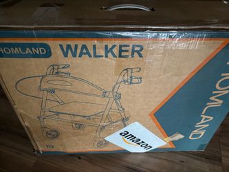 New Foldable Rollator Walker with Seat for Seniors, 16" Enlarged Seat