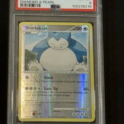 Snorlax 37/130 PSA 8 POP 11 of 18!!