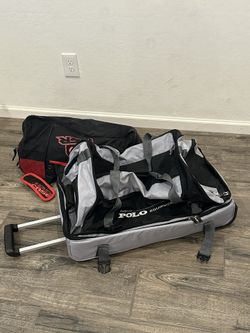 Polo Equipment Rolling Bag And MSR Gear Bag 