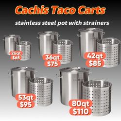 Ollas De Accero Con Sedaso Para Freir El Pavo