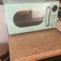 Insignia Teal Microwave 