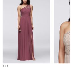 David’s Bridal Bridesmaid Dress
