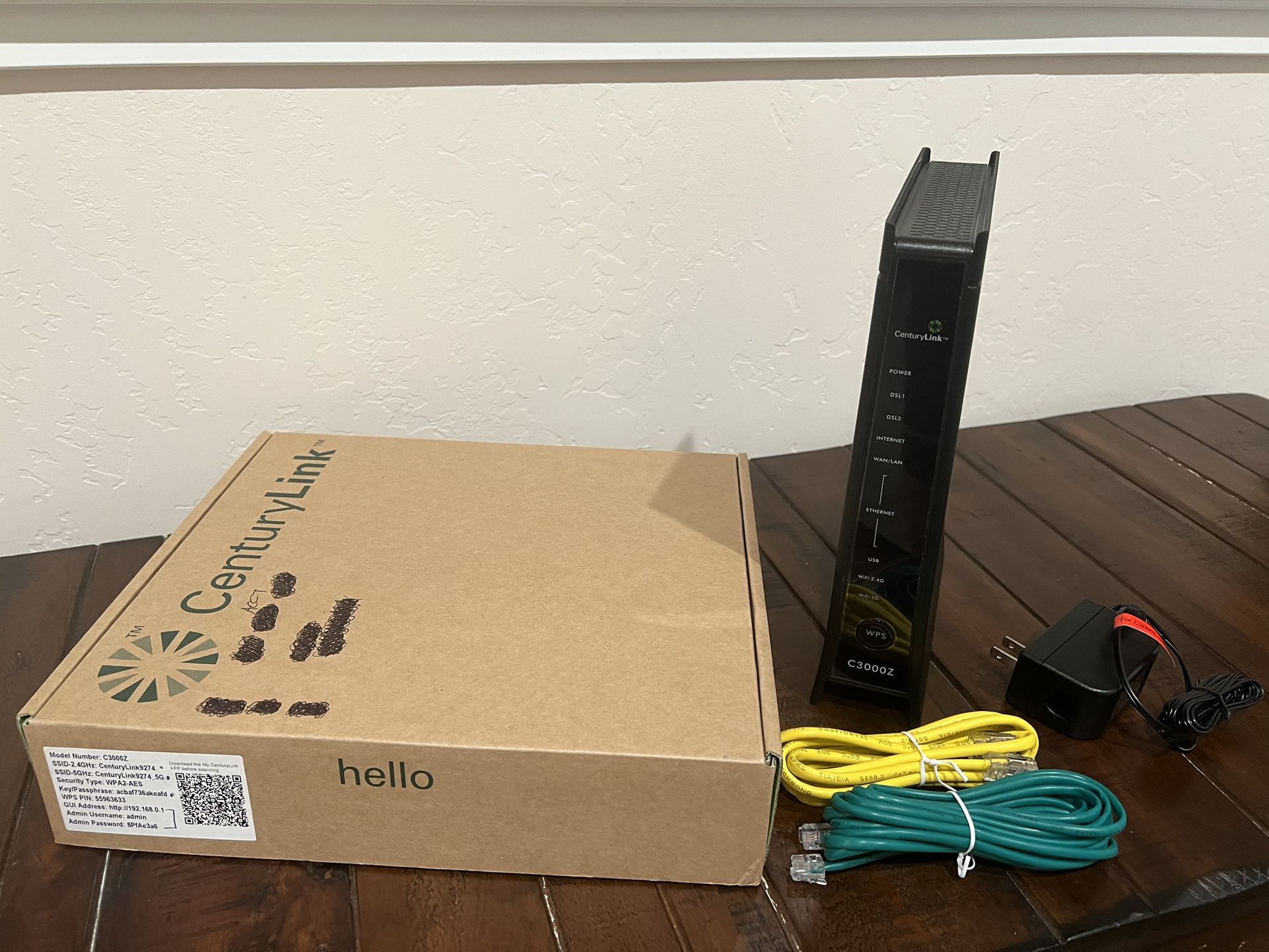 Century Link Modem - C3000Z