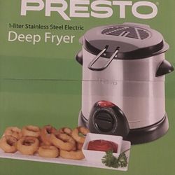 PRESTO DEEP FRYER STAINLESS STEEL ELECTRIC. 