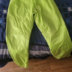 PUMA Melo Lamelo Ball Woven Dime Pants In Sharp Green Black Sz Medium 537105-01