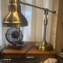 Nice Gold Desk Office Lamp  Exc Condition 60 Watt 67 Th Ave Peoria 