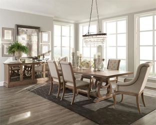  7-Piece Extension Leaf Dining Set
