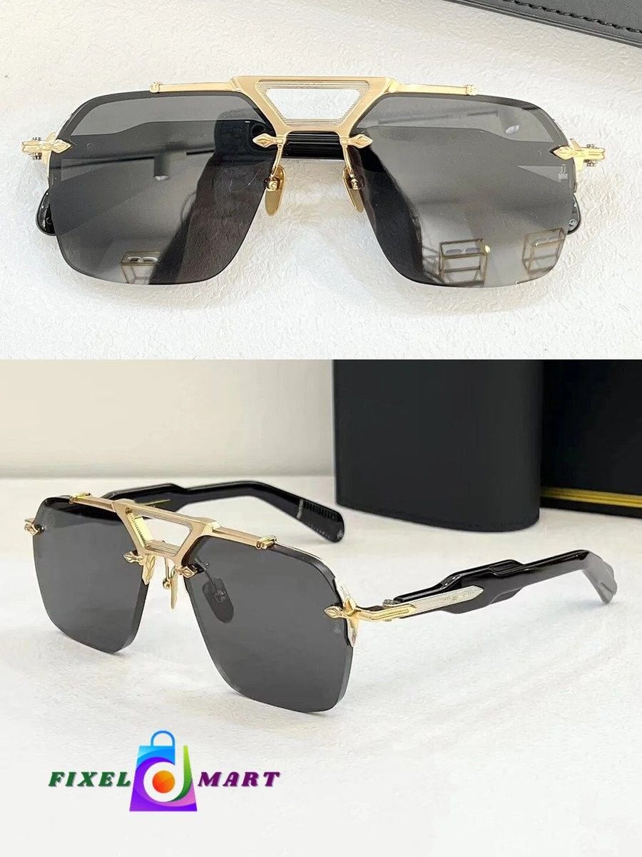 SILENRTON-JMM Metal Frameless Sunglasses for Men and Women UV Protection Driving Fishing Solar Glasses Senior Sense Fashion New

