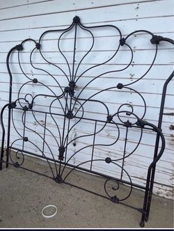 King Wrought Iron Bed Frame