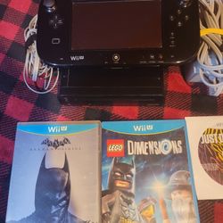 Wii U With 3 Games 