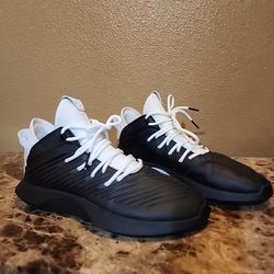 Adidas Originals CRAZY 1 ADV Black/White Leather Basketball Men Shoes 10.5 Used