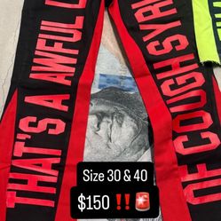 Awful Lot Of Cough Syrup Flared Jeans 