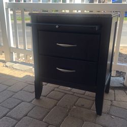 Wood Cabinet night stand desk